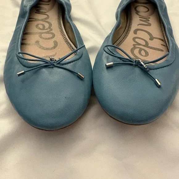 Sam Edelman Women’s Felicia Sky Blue Ballet Flats - Picture 10 of 10